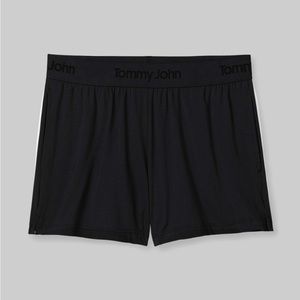 Tommy John Second Skin Sleep Shorts in Black, XS (Reg $52)